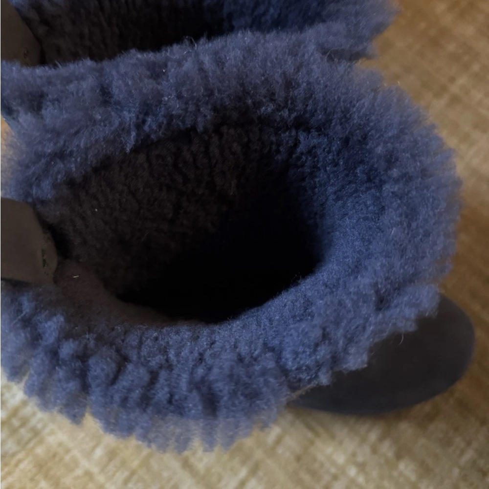 No. 6 Blue Heeled Boots